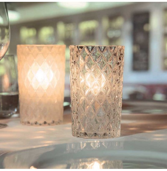 Harlequin Clear Candle Holder